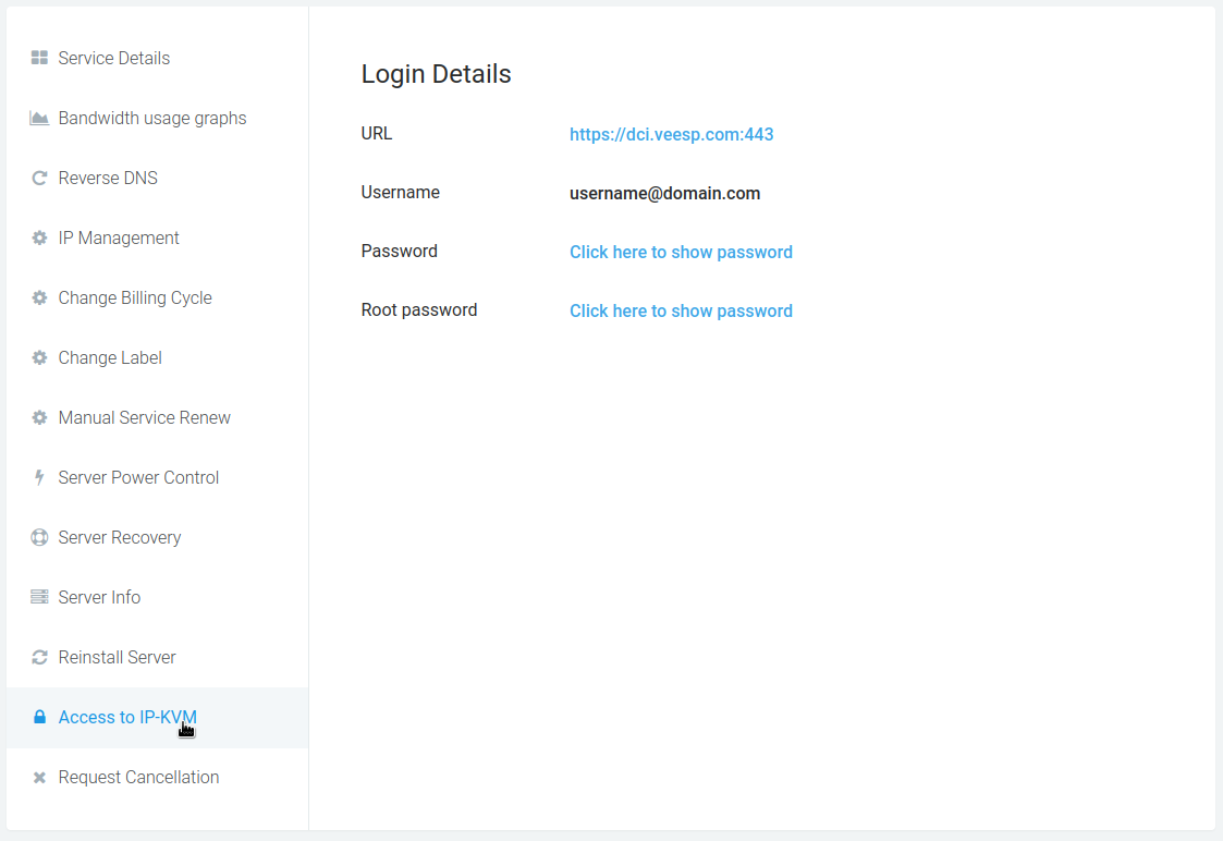 Access IP-KVM