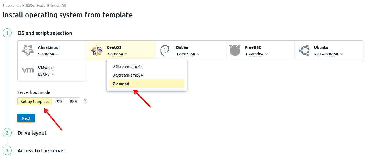 Reinstall Dedicated server with custom partition