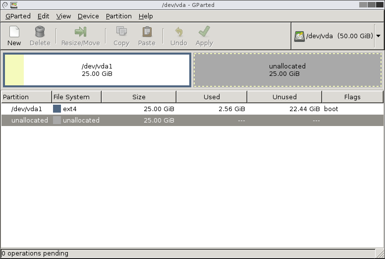 Change Disk size