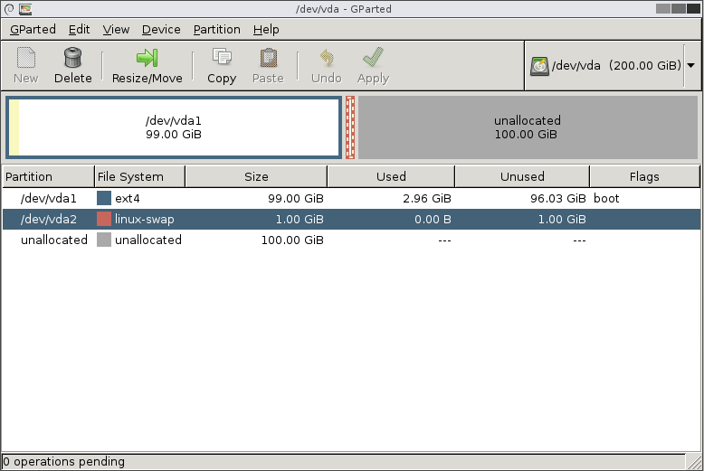 Change Disk size
